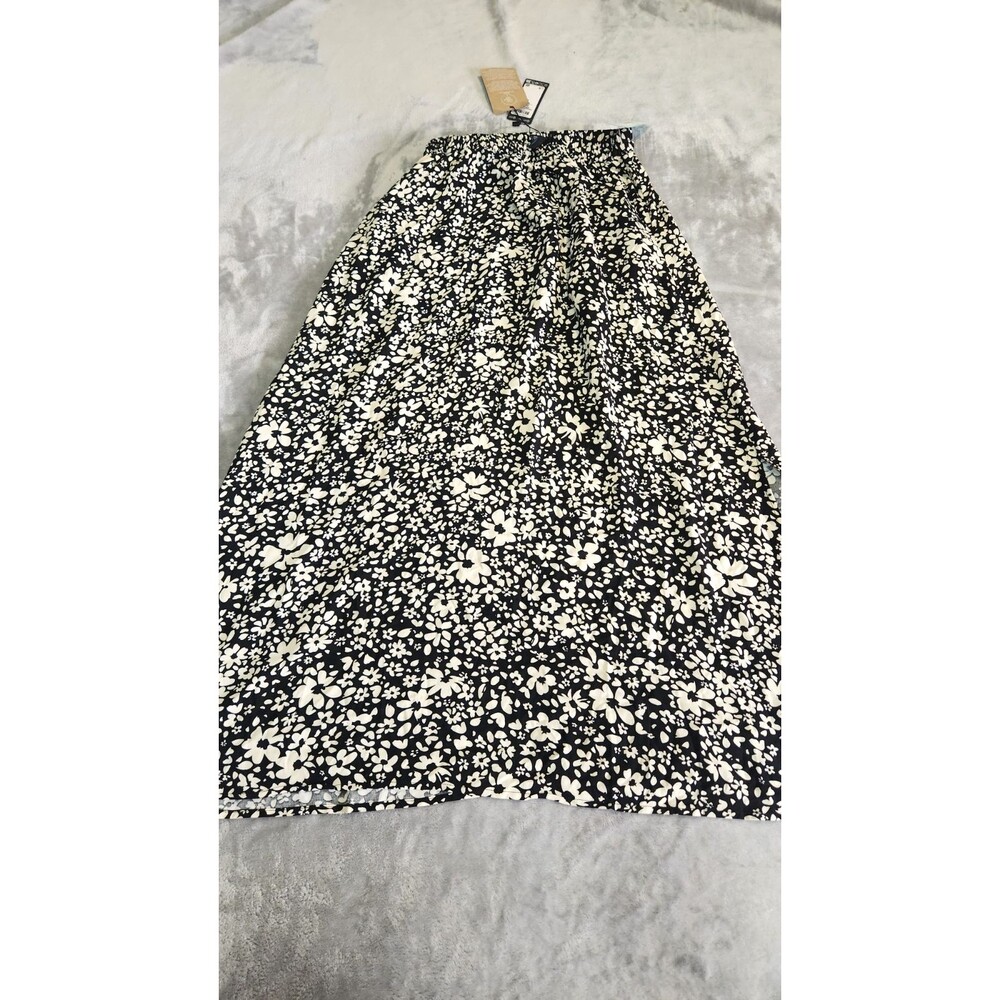 Vero Moda Women's Medium Black Floral Joy Maxi Skirt NWT